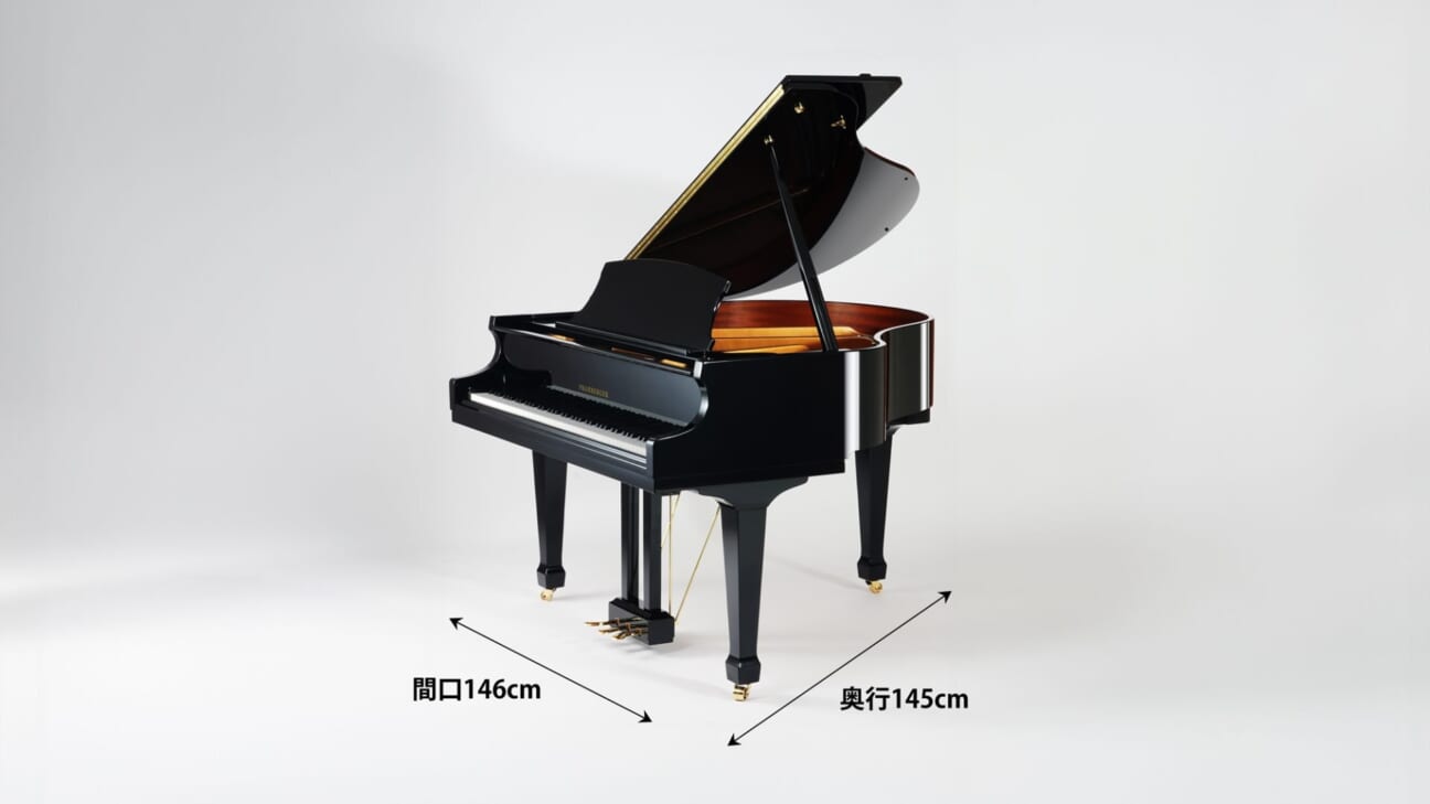 奥行わずか145cm。超コンパクトグランドピアノが展示開始。 | 有明ガーデン